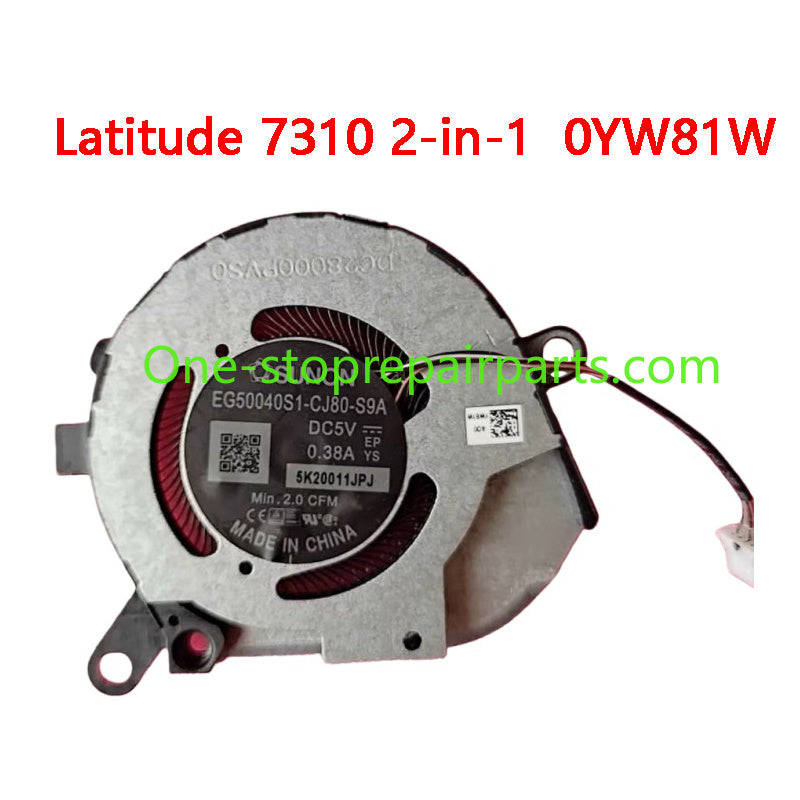 NEW ORIGINAL Laptop CPU Cooling Fan For DELL Latitude 7310 7410 2-in-1 P34S 0YW81W 0PJG0 7310 03NVJ1 Dell laptop repair parts