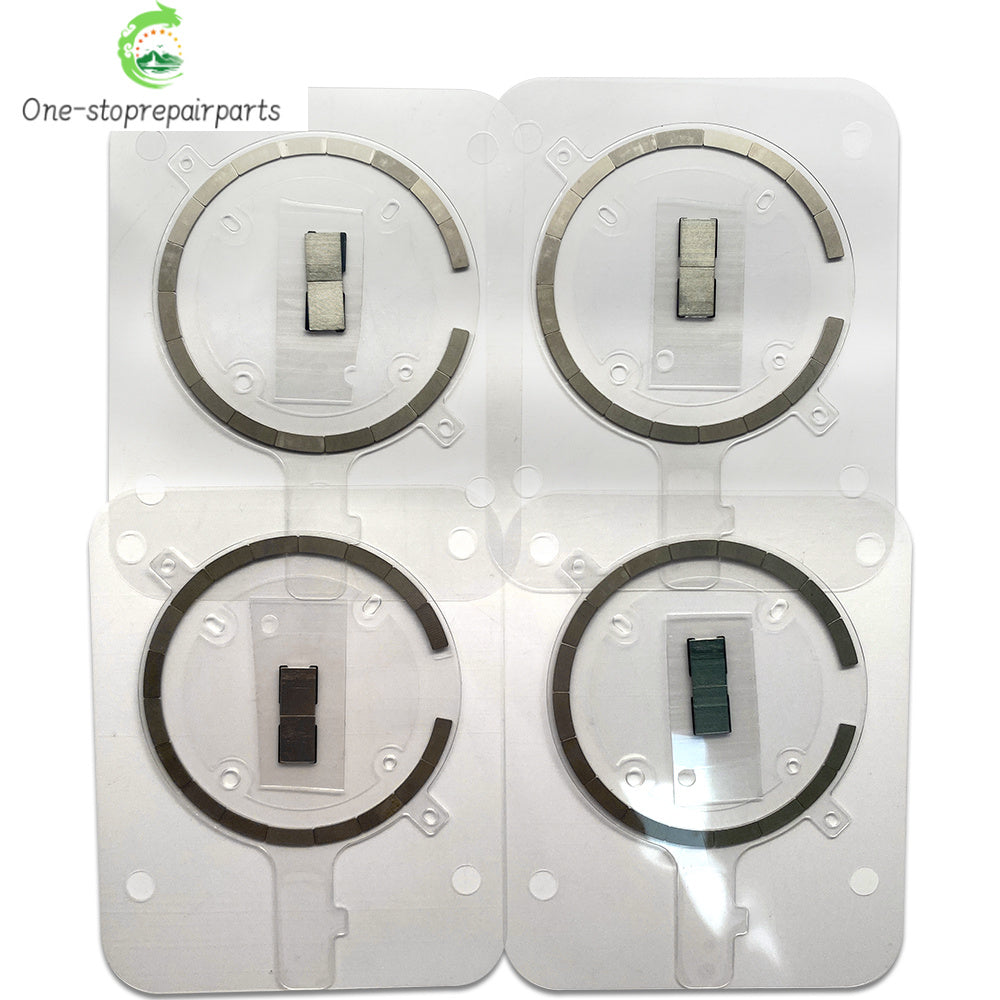 2Pcs, New Magnetic Metal Ring For iPhone 12 13 14 Pro Max Mini Plus Back Housing Glass Wireless Charging Magnet Repair iPhone phone repair parts