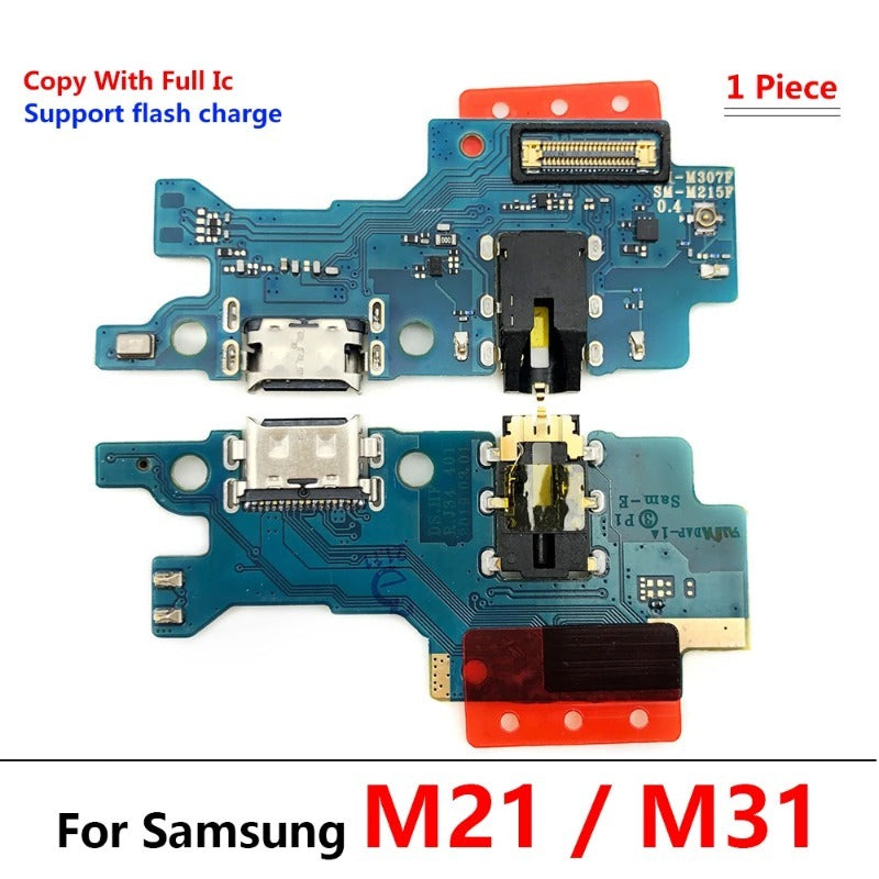 10Pcs USB Charger Charging Port Connector Flex Cable For Samsung M31 M31S M51 M10 M20 M30 M30s M21s M32 M52 M62 M13 M33 M53 5G Samsung phone repair parts