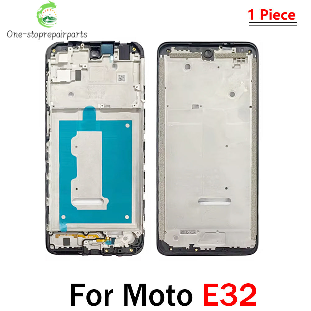 Front Housing LCD Display Bezel Middle Frame For Motorola Moto E13 E20 E22 E32 E32s E40 E6 E6s E7 Play Plus Power Motorola phone repair parts