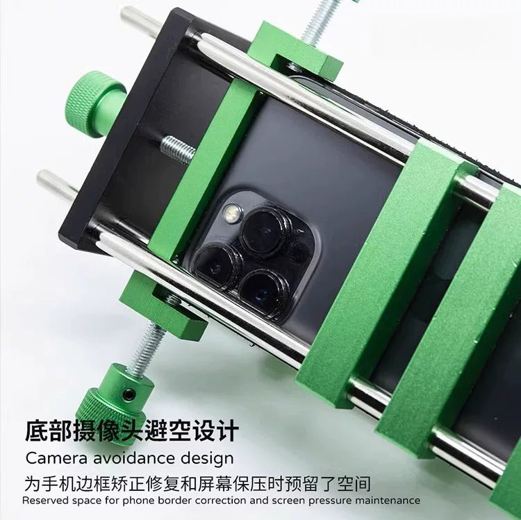 Mobile Phone Repair Metal Frame Deformation Orthotics, Middle Frame Repair Fixture Shell Bending Repair Desk Frame shell Deformation Correction Device Fixture screen pressure clamp Mobile Phone Repair tools
