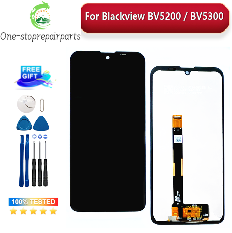 6.1" Original For BLACKVIEW BV5300 BV5200 LCD Display+Touch Screen Digitizer For Blackview BV5300 Pro BV5300 Plus Screen Repair Blackview phone repair parts