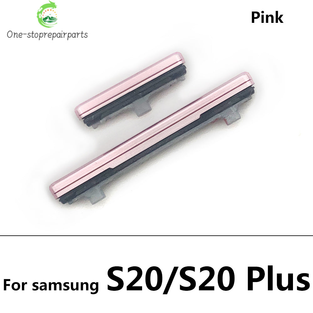 10Pcs/Lot, New Power Button + Volume Side Button For Samsung S20 / S20 Plus / S20 Ultra / S20 Fe Samsung phone repair parts