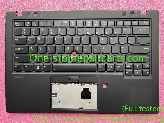 Upper top case palmrest keyboard for 2019 2020 Thinkpad X1 CARBON 7th 8th Gen 7 8 C cover WWAN WLAN 5M10W85918 5M10W85882