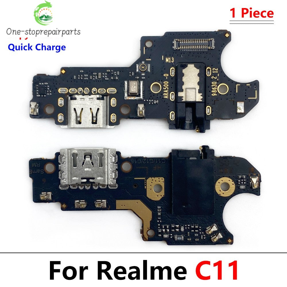 USB Charger Charging Dock Port Connector Main Mainboard Power Volume Flex Cable For OPPO Realme C11 2020 2021 Realme phone repair parts