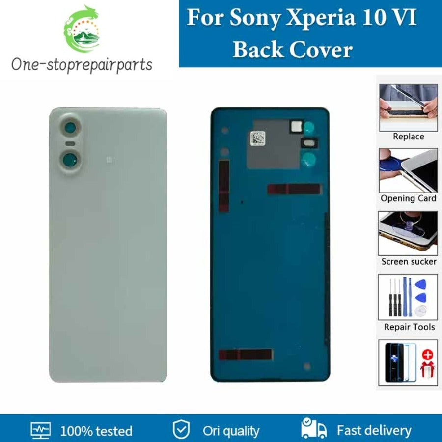 AAA+ Quality For Sony Xperia 10 VI Back Cover Replacement Rear Door Housing Case For Sony X10 VI XQ-ES54,XQ-ES72 Back Cover Sony phone repair parts