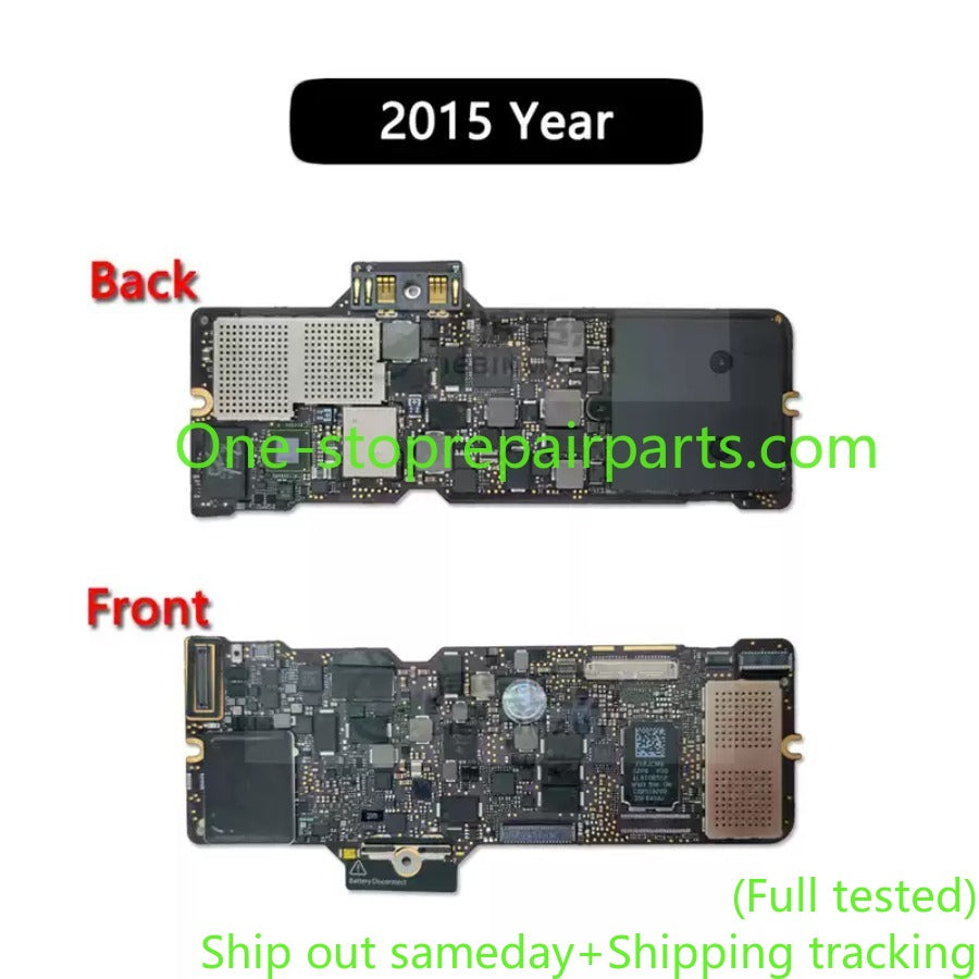 For Apple Macbook air 12” A1534 2015 2016 2017  1.1 1.2 1.3 8G 16G 256GB 512GB  820-00045-A 820-00244-A 820-00687-A  logic board motherboard