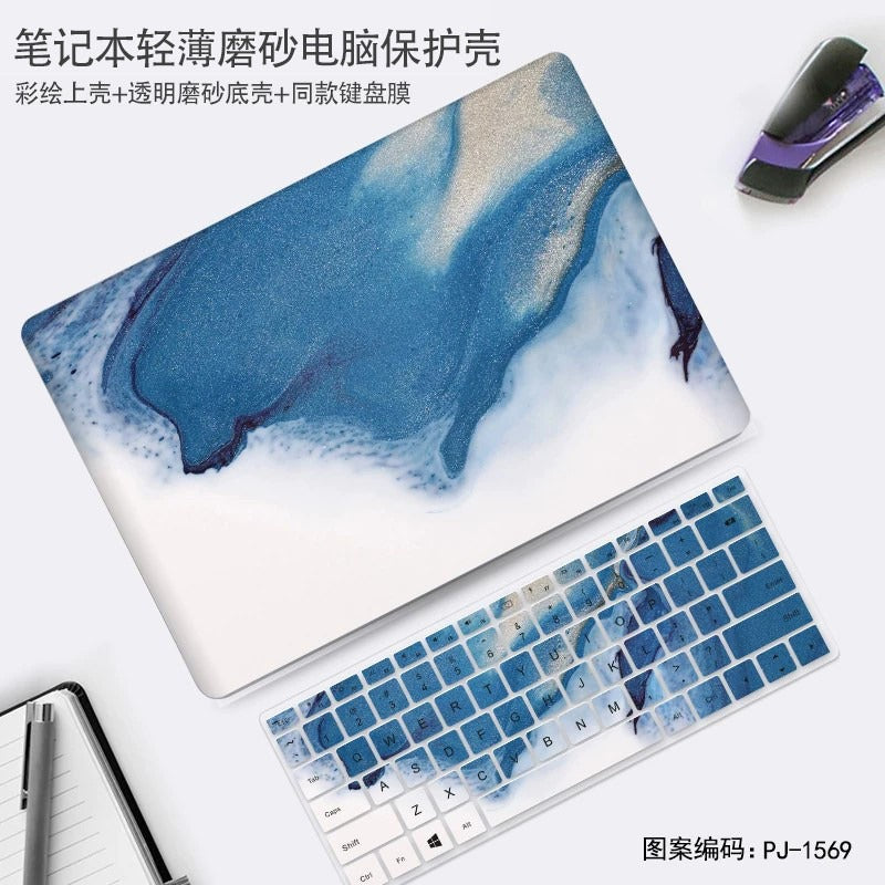 Oil painting wind protective case for Huawei 11 "12" 13 "14" 15 "16" matebook 14 MateBook XPro 16S 13S MateBook D14/SE Honor MagicBook X 15 16 protective case, notebook case film Laptop accessories