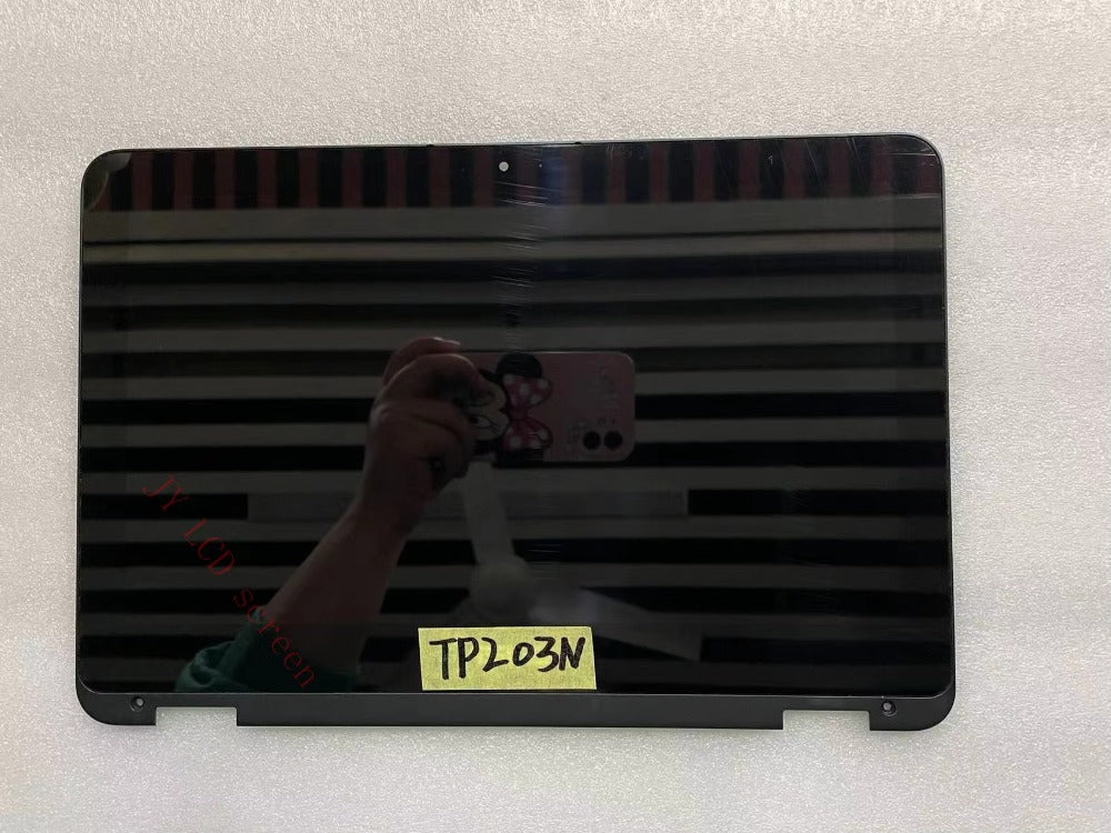 11.6 inch For ASUS Vivobook Flip 12 TP203N TP203 TP203M TP203NAH  TP203NAH-BP051T  LCD display touch screen assembly EDP 30PIN 1366*768 B116XAN04.3 with frame  ASUS laptop repair parts