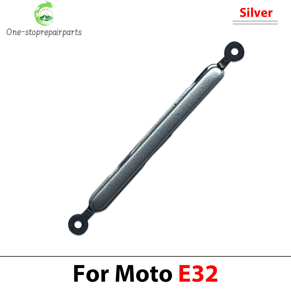 New For Motorola Moto E13 E14 E20 E30 E40 E22 E32 Side Power Key + Volume Button Replacement Parts Motorola phone repair parts