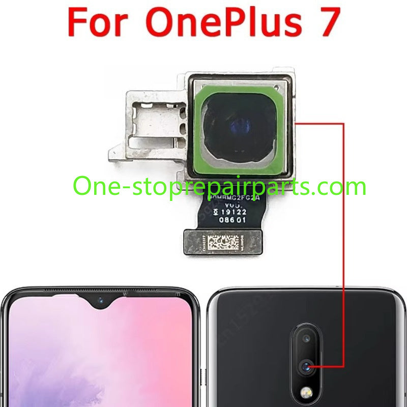 Big Facing Selfie Front Backside Camera Module For Oneplus 7 Pro 1+ 7T 5G One Plus Back View Rear Camera Spare Parts Flex Cable OnePlus phone repair parts