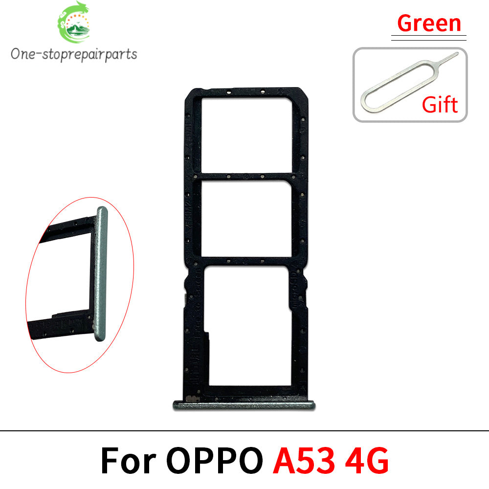 10Pcs, SIM Card Tray Slot Holder For OPPO A52 A53 A54 A55 A57 A58 4G 2022 Replacement Parts OPPO phone repair parts