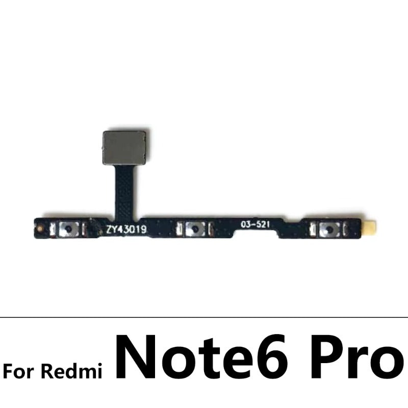 Volume Button Power Switch On Off Button Flex Cable For Xiaomi Redmi Note 3 4 4X 5 5A 6 7 8 8T 9 9T 10 Pro 9s 5G Power Key Xiaomi  Xiao mi phone repair parts
