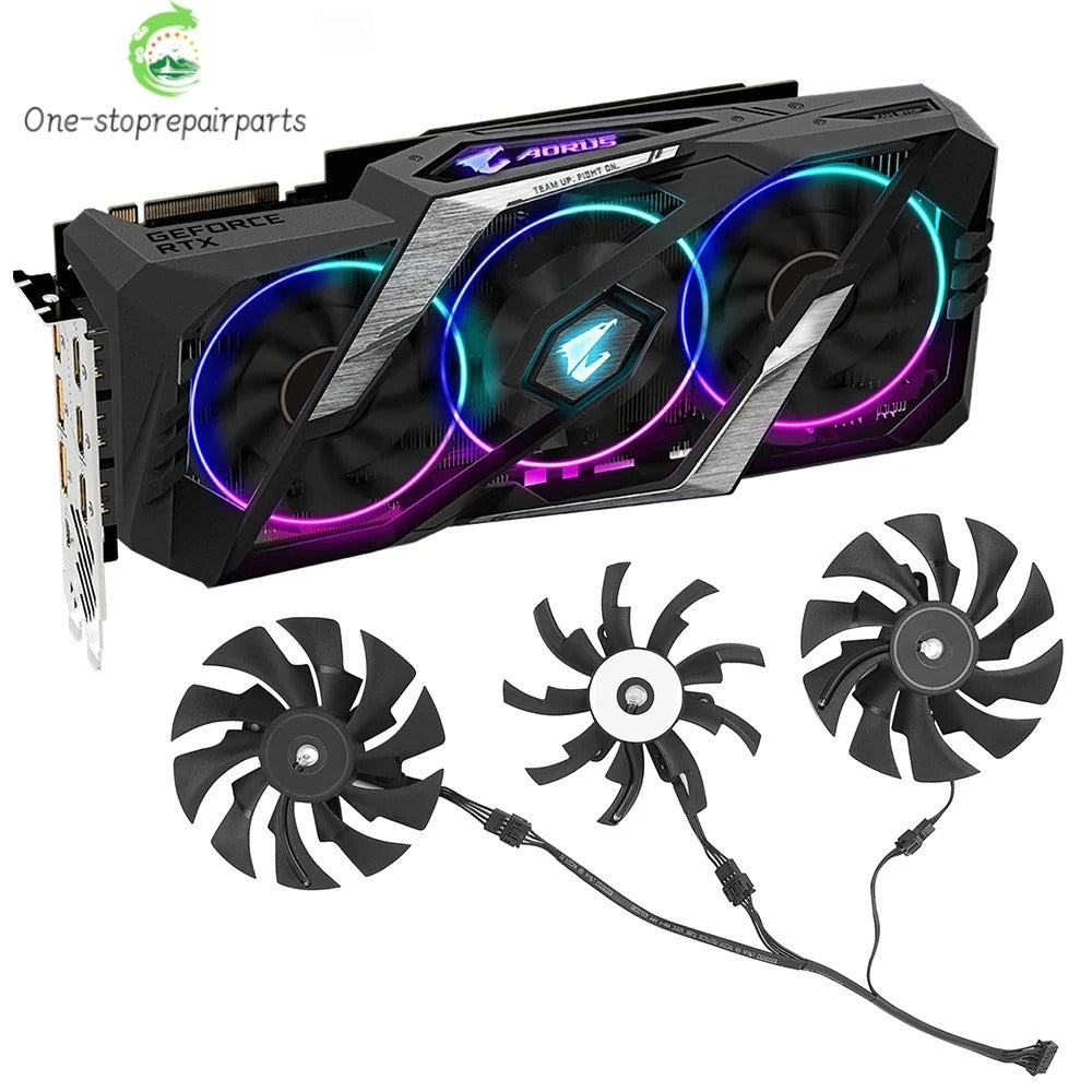 New Original 95MM PLD10015B12H Cooling Fan Replacment For Gigabyte AORUS GeForce RTX 2060 2070 2080 Ti SUPER 8G Graphics Card Gigabyte laptop repair parts