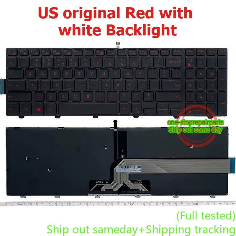 Dell Inspiron 15 15-7000 7559 7557 5577 5576 P57F lcd housing bezel hinge upper topcase palmrest cover case GPU CPU fan DD0AM9LC000 DD0AM9LC010 014XJ8 lcd screen cable dc jack keyboard reapir parts