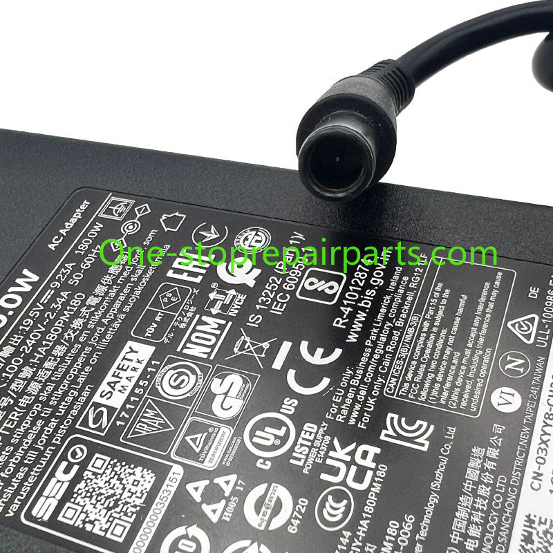Dell 65W 90W 130W 180W 240W 7.4mm x 5.0mm G15 5511/5520 15 7577 M15 M17/X 0RT74M 0MGJN9 power Adapter charger HA180PM180