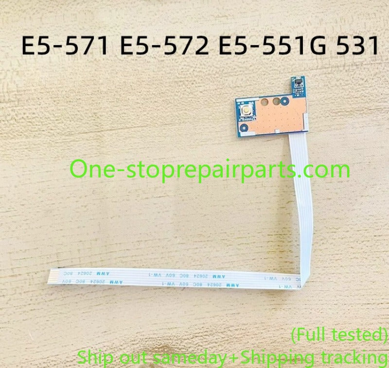 Power Button USB Switch Board w/Cable For ACER E5-571 E5-572 E5-551G 531 LS-B161P Cable