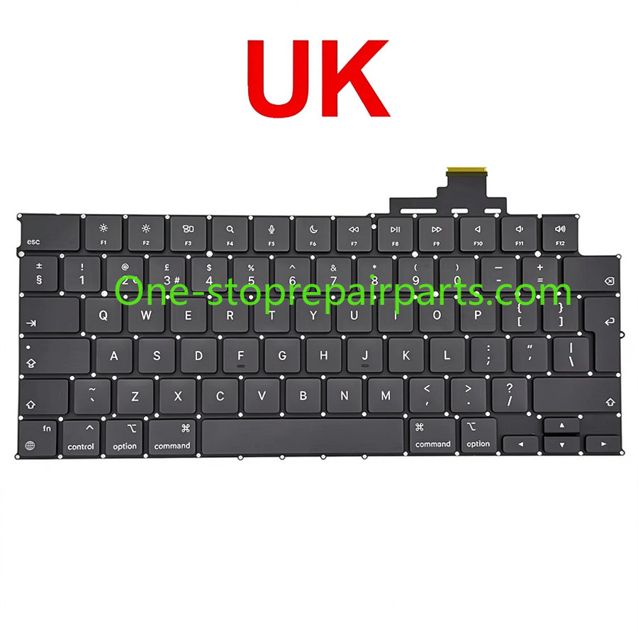 New Laptop Keyboard For MacBook Air 13.6" 15" A2681 A2941 A3113 A3114 Keyboard US UK English French German Spain EU 2022 2024 Macbook repair parts