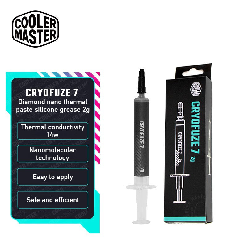 Coolermaster thermal paste CF14 silicone grease, notebook thermal paste heat dissipation glue, graphics card cpu silicone nano, beyond silver repair tools