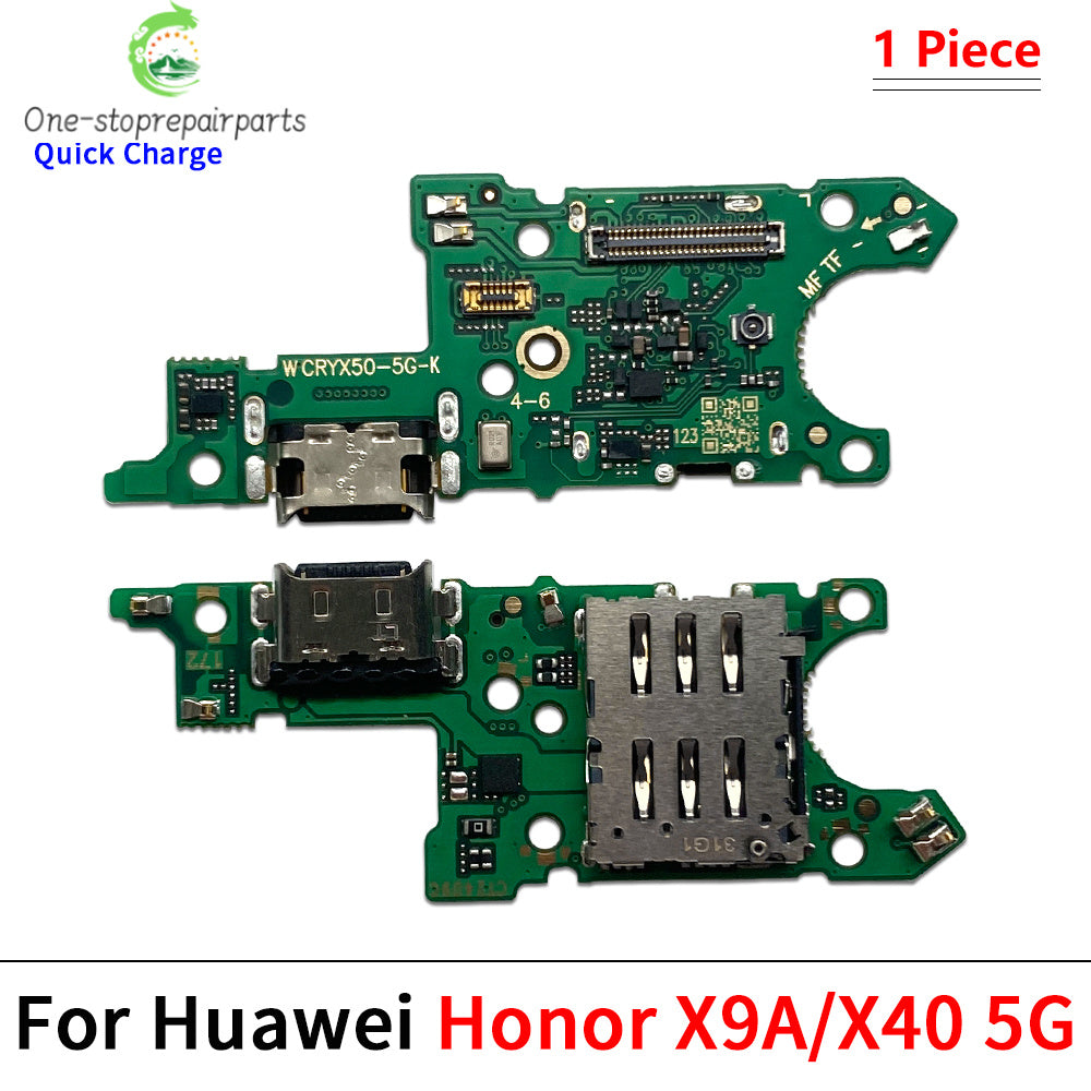 USB Charger Charging Port Connector Flex Cable For Huawei Honor X6 X6A X6B X6C X7 X7A X7B X7C X8 X8A X8C X9 X9A X9B X9C 4G 5G Huawei phone repair parts