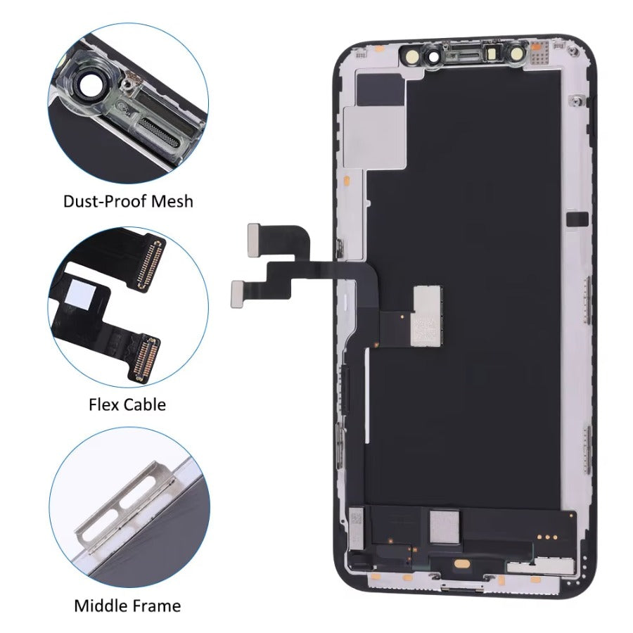 AAA+ OLED For iPhone X XR XS Max LCD Display 11 Pro Max 12 Pro 13mini Digitzer Assembly For iPhone 13 Pro Max LCD Touch Screen iPhone phone repair parts