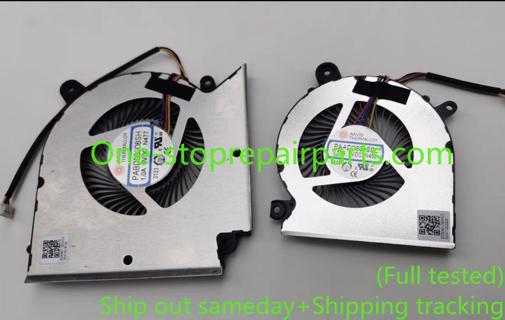 Cooler cooling fan For MSI GF66 GF76 MS-1583 66 GL66 N477 N460 5V PABD08008SH PAAD06015SL  Laptop CPU GPU fan