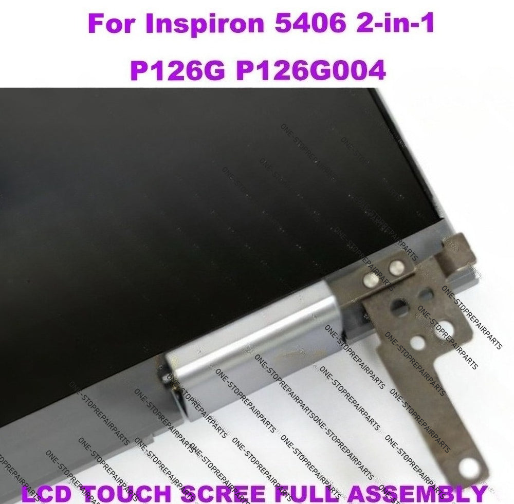14" 1080p For Dell Inspiron 5400 5406 7405 2-in-1 P126G P126G004 Display LCD Touch Screen Replacement Assembly With Hinges Panel Dell laptop repair parts