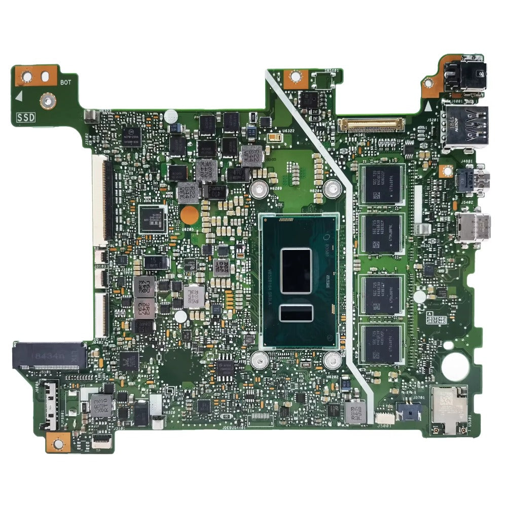 X406UA with I5 I7-8th Gen CPU 4GB/8GB-RAM Mainboard for ASUS VivoBook S406 S406U V406U X406U X406UA X406UAR Laptop Motherboard ASUS laptop repair parts
