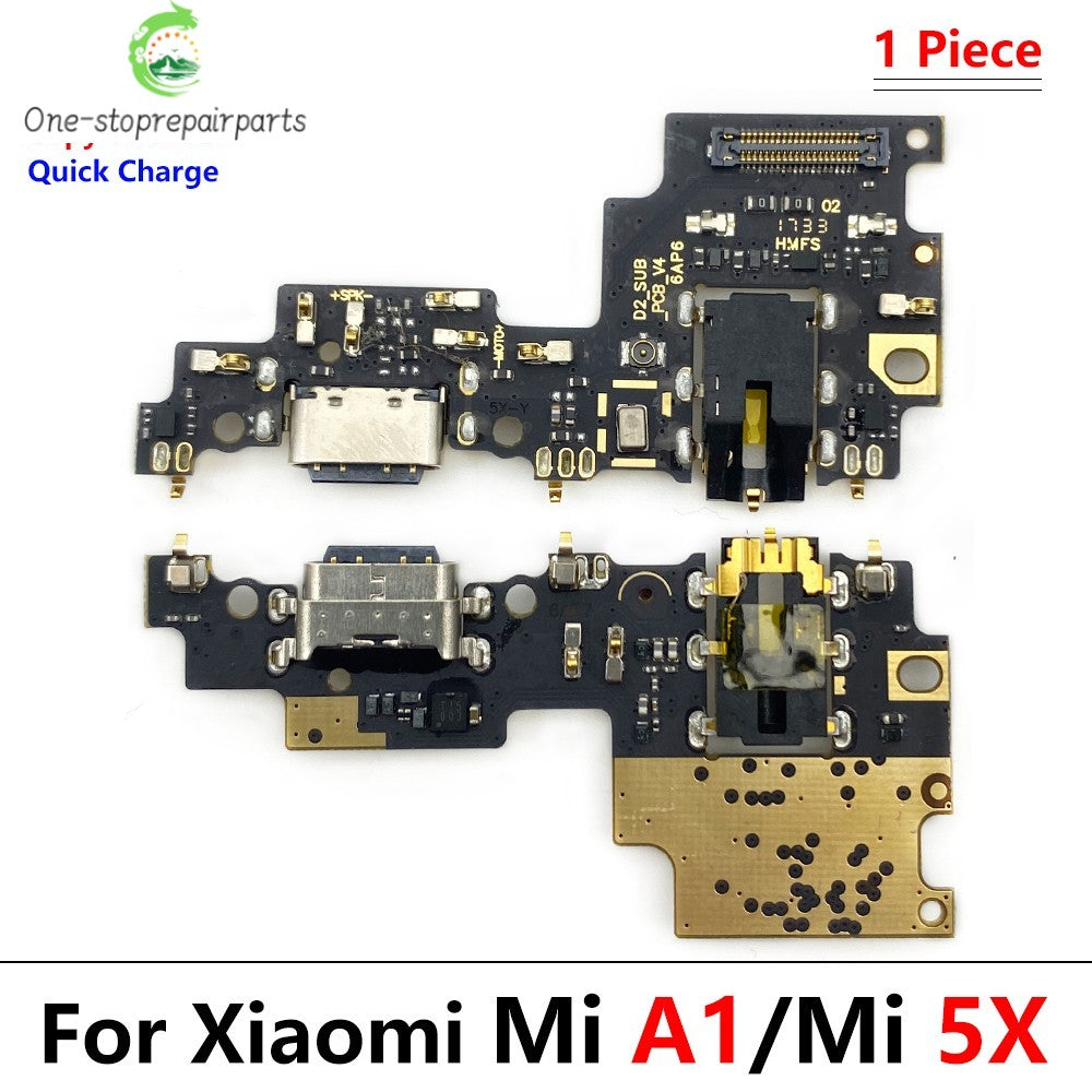 New For Xiaomi Mi A1 A2 A3 Lite 5X 6X USB Charging Port Dock Charger Plug Connector Board Main Mainboard Flex Cable  Xiaomi  Xiao mi phone repair parts
