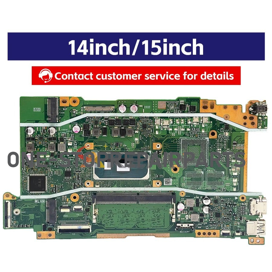 X415JA Laptop Motherboard For ASUS VivoBook A416J V4200J X515JAB X515JF X515JA X515JP X415J V5200J Mainboard With I3 I5 I7 CPU ASUS laptop repair parts