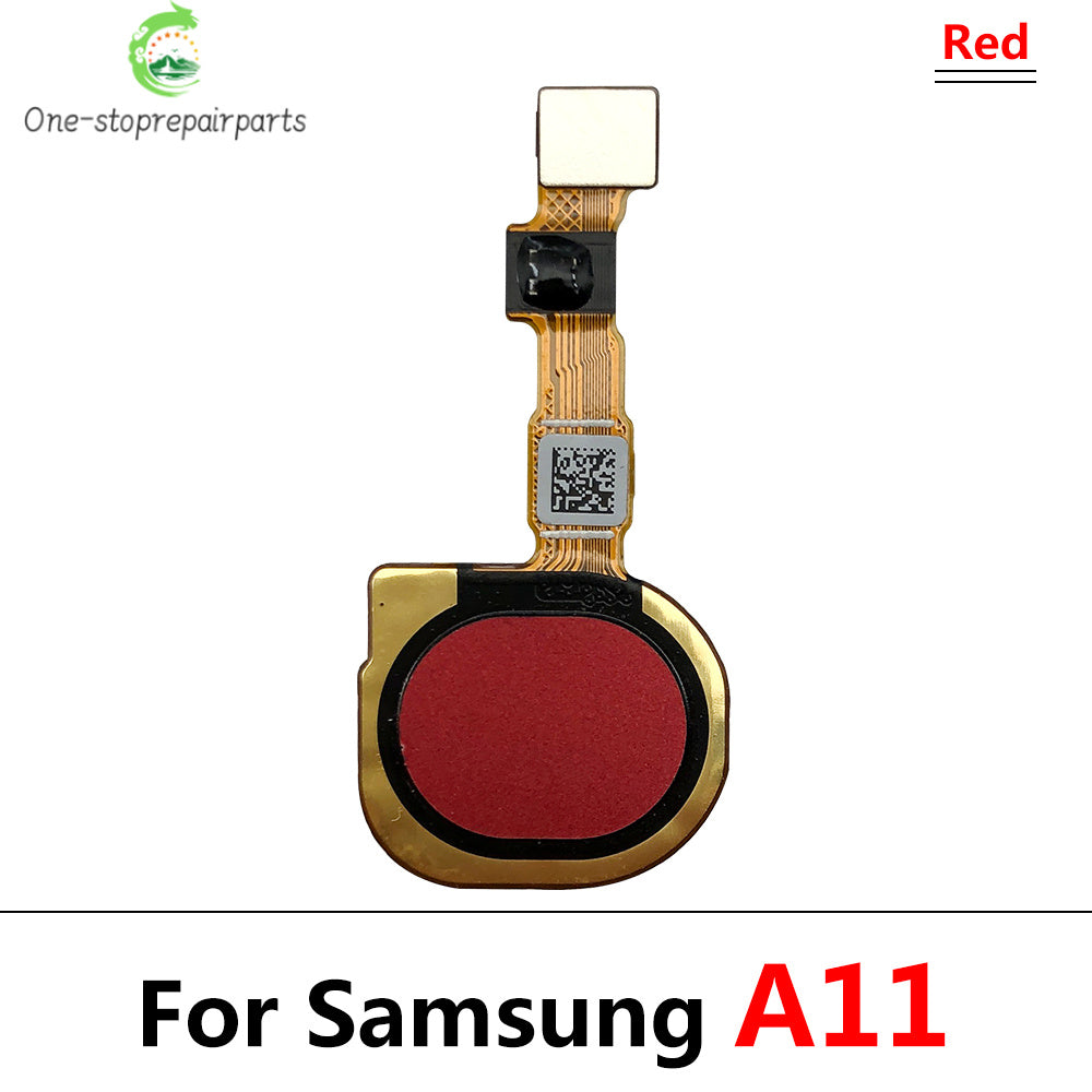 Fingerprint Scanner For Samsung A11 A31 A51 A71 A20 A30 A40 A50 A70 Home Button Fingerprint Menu Return Key Sensor Flex Cable Samsung phone repair parts