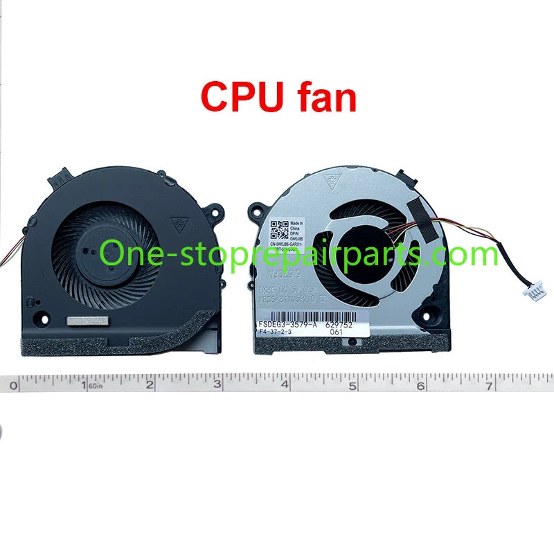 New laptop CPU GPU cooling fan for Dell G3-3779 3776 G3-3579 G3-3590 G5-5500 G5-5505 G3-3500 Dell laptop repair parts