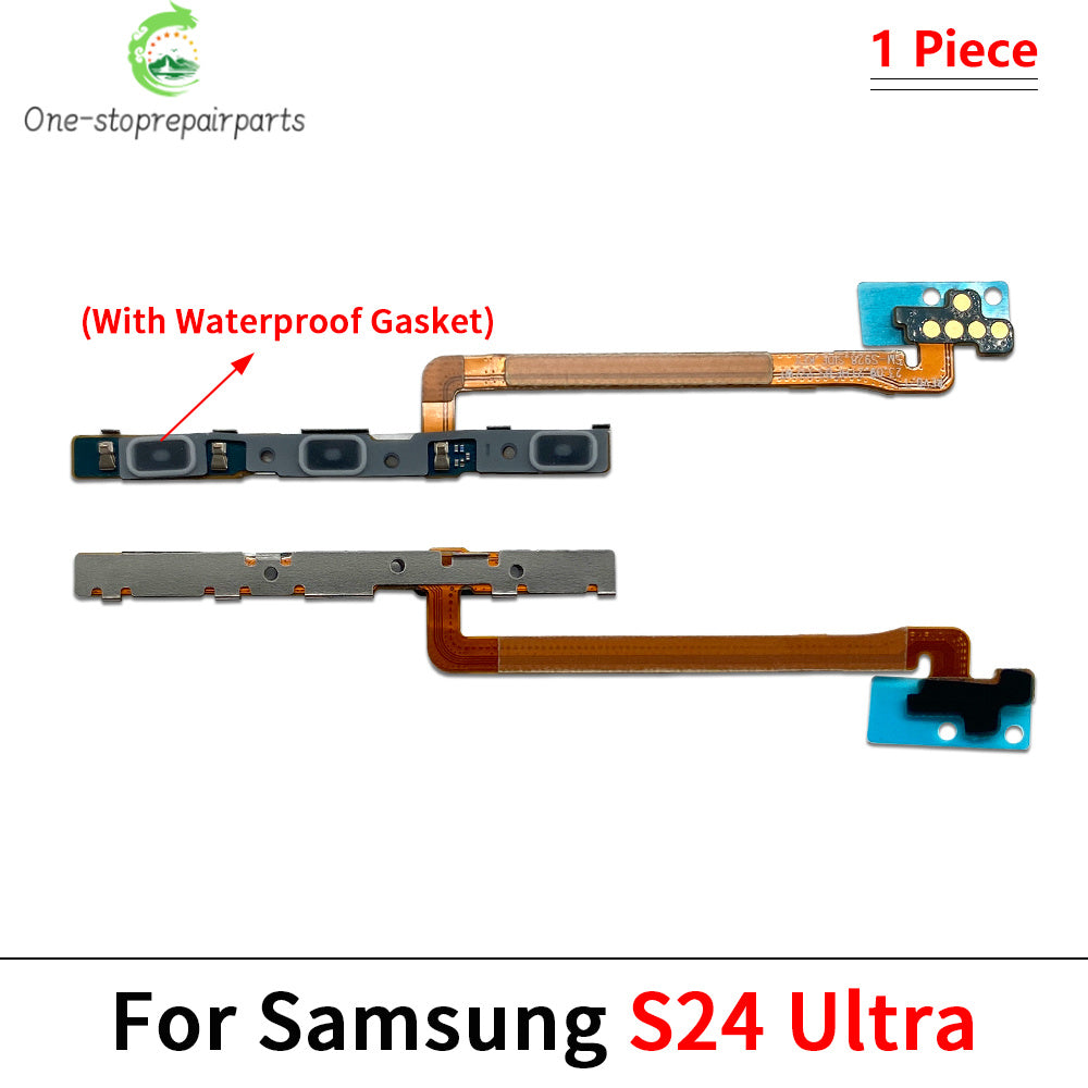OEM Power On Off Volume Button Flex Cable For Samsung S25 S24 S23 S22 Plus Ultra S24 Fe S23 Fe With Waterproof Samsung phone repair parts