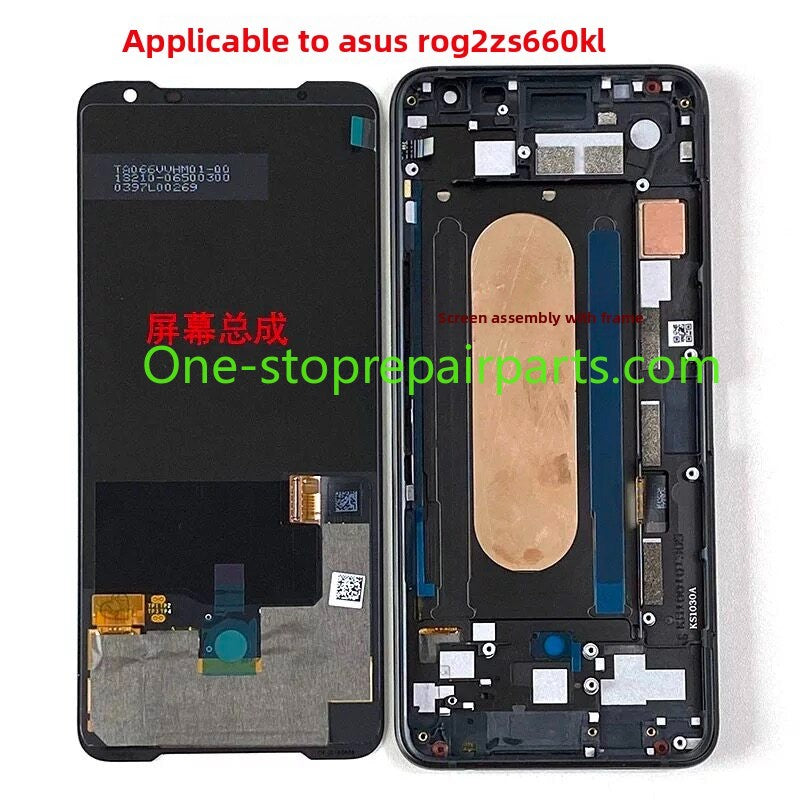 LCD touch screen assembly for ASUS phone ROG7/6/5/3/2 5sPro 6D Ultimate ZS600KL ZS661KS i005DA ZS673KS display panel screen digitizer glass frame