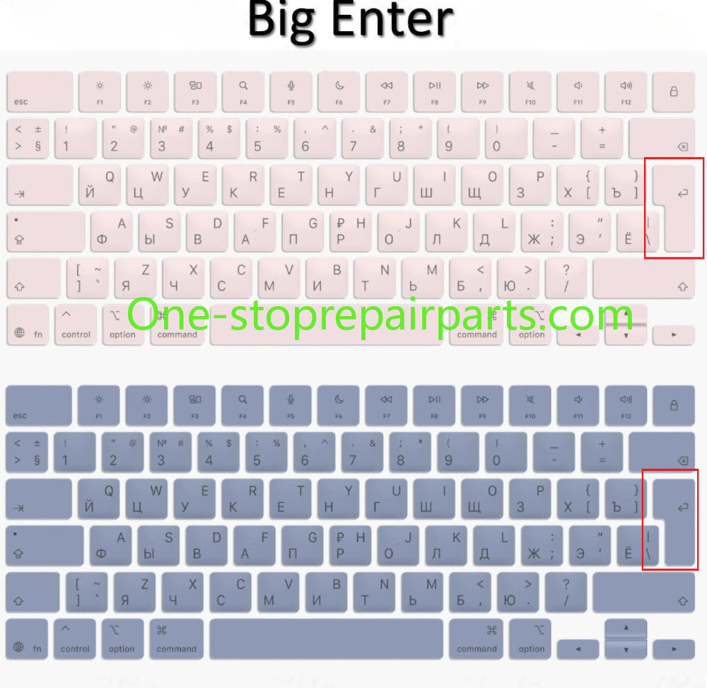 Laptop A3404 Keyboard Russian RU Russia Keycaps for Macbook Neo 13" Keys Key Cap Set Big & Small Enter Repair Kit  Macbook repair parts