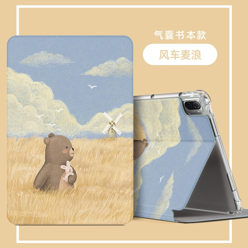 For Xiaomi tablet 7pro protective case redmipadse11 all-inclusive case 2024 new pad8/6pro silicone redmipadpro2 anti-drop pad5 computer 6spro Tablet Accessories