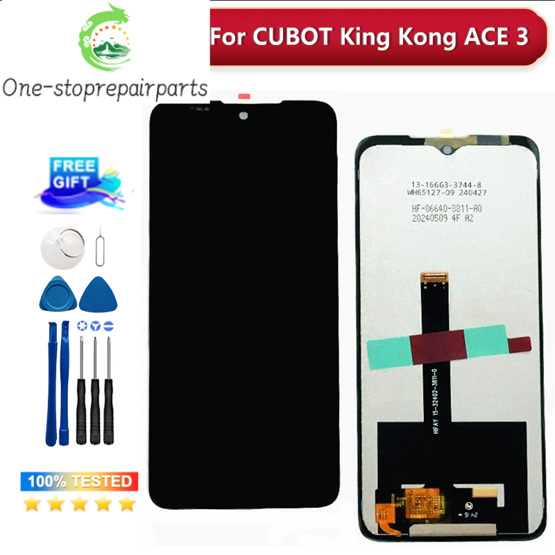 100% Original Tested For CUBOT KINGKONG ACE 3 LCD Display With Touch Screen Digitizer Assembly For KingKong ACE 3 LCD Other brand Phone repair parts