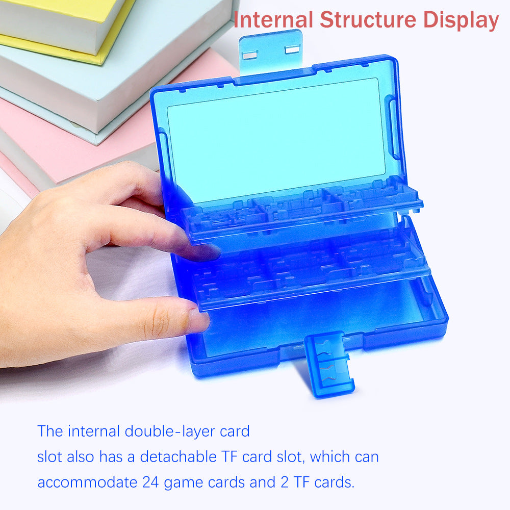 Factory spot Nintendo switch card box switch 24in1 game card storage box accessories cassette box