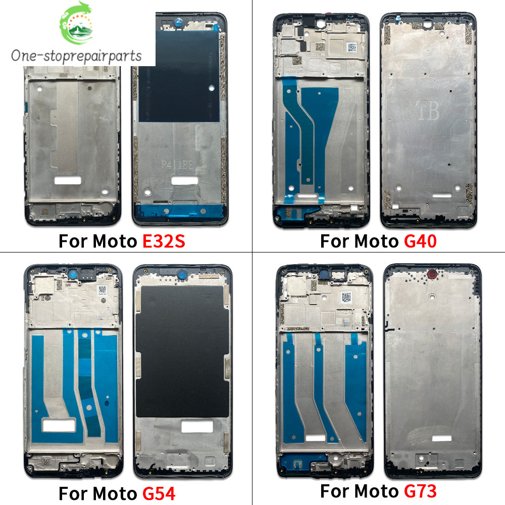 Housing Middle Frame Bezel Plate Cover For Motorola Moto G04 G14 G24 G34 G54 G84 Power Motorola phone repair parts