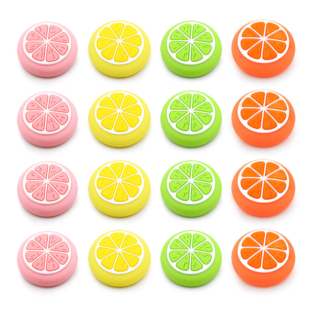 Suitable for Nintendo switch/lite silicone cap switch joystick protective cap, button cap, lemon