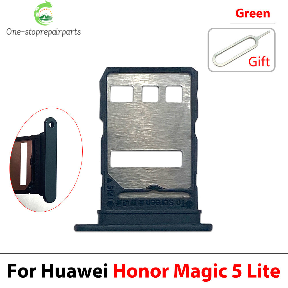 New Micro Nano SIM Card Holder Tray Slot Holder Adapter Socket For Huawei Honor Magic 4 5 6 Pro Lite 4G 5G Huawei phone repair parts