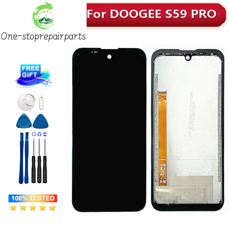 100% Original 5.71 Inch Touch Screen LCD Display Module Repair Replacement Part For DOOGEE S59 Pro S 59 Cellphone Doogee phone repair parts