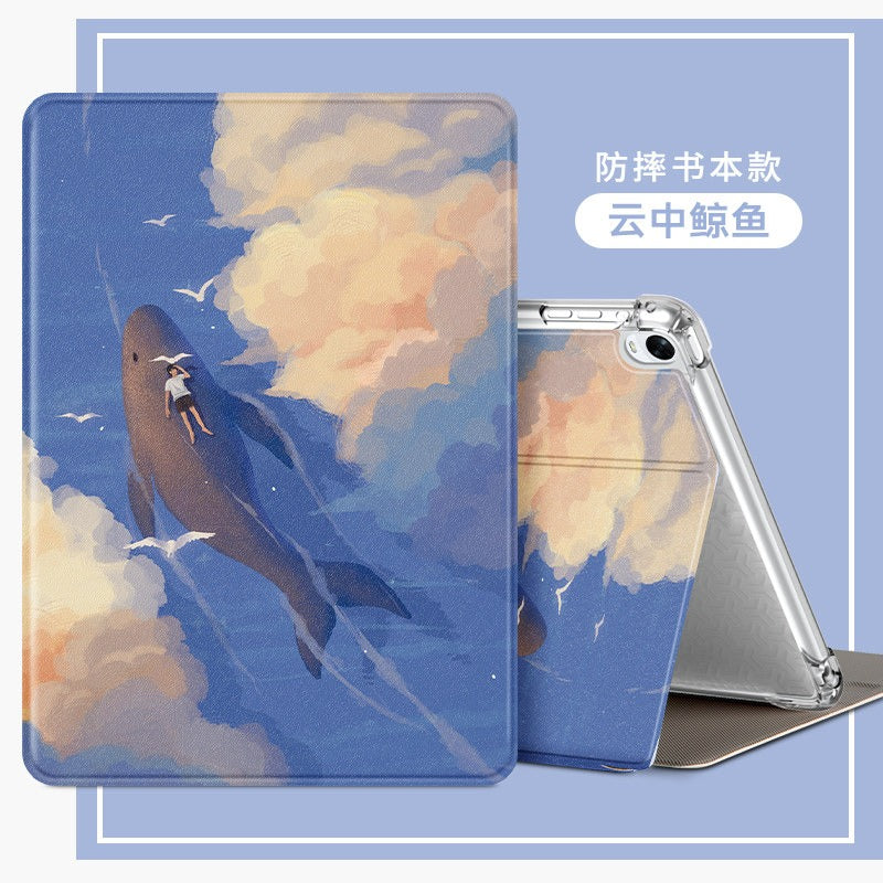 For oppopad4pro protective case vivopad5pro tablet case 2024 new oppopadair computer vivopadair silicone 2 all-inclusive IQOOPad2Pro anti-drop 3 Tablet Accessories