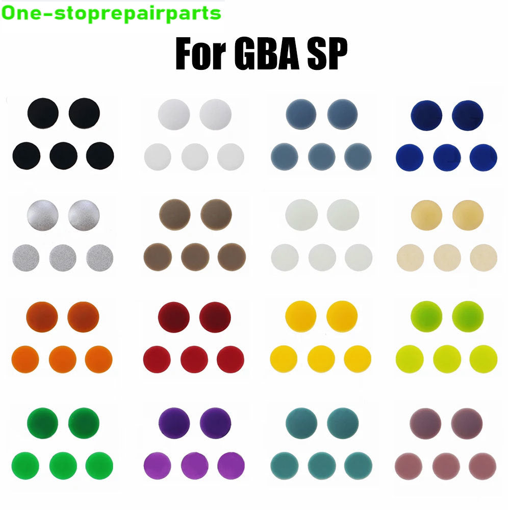 1Set Replacement Screw Dust Plug Cover Rubber Plug For Gameboy Advance SP GBA SP Screw Hole Rubber Cover Bumpers Game console repair parts