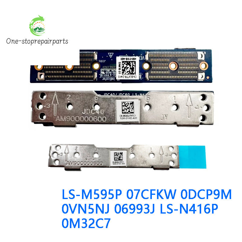 New Original Laptop USB Adapter Board Audio Board Bracket For Dell Latitude 7440 7640 7450 7650 LS-M595P 07CFKW 0VN5NJ 0DCP9M Dell laptop repair parts