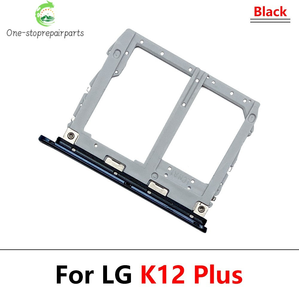 New SIM Card Tray Slot Holder Adapter Accessories For LG K22 K42 K52 K62 K41S K51 K61 K40s K12 Plus Replacement Parts  LG phone repair parts