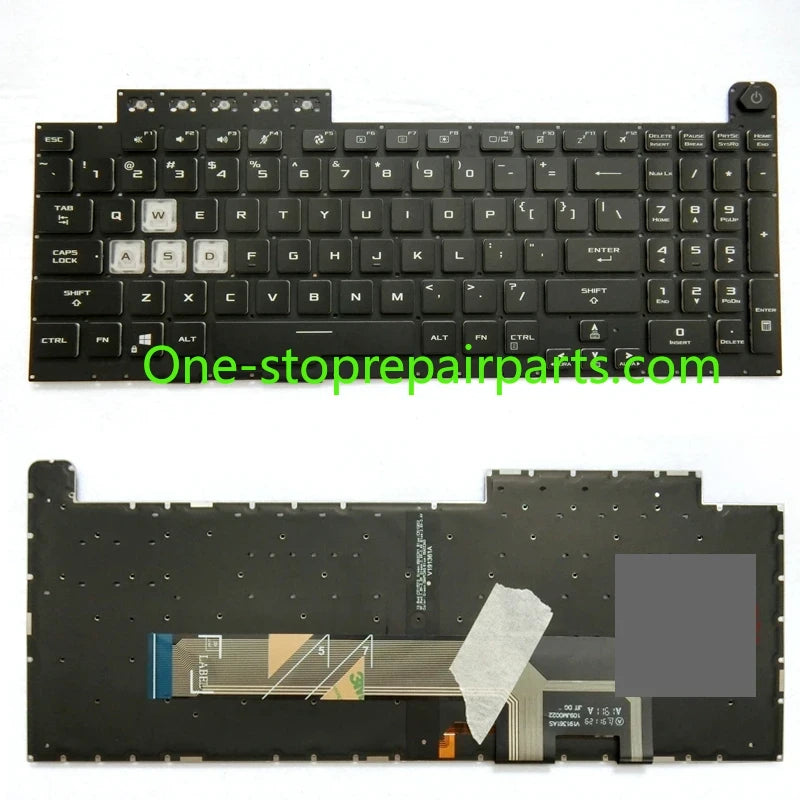 US Keyboard For ASUS TUF Gaming A15 FA506 FA506iu FA506iv Fa506ii TUF A17 FA706 Fa706ii FA706iu FX506 FX506L FX706 FX706H TUF706 ASUS laptop repair parts
