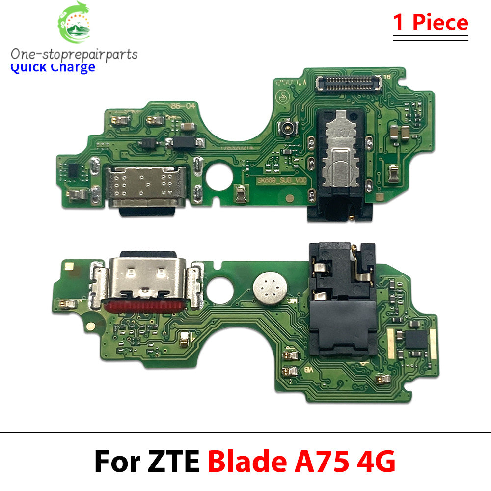Dock Connector USB Charger Charging Board Port Flex Cable For ZTE A33s A34 A35 A55 A51 A52 A53 A54 A71 A72 A73 A75 A36 A56 4G 5G ZTE phone repair parts