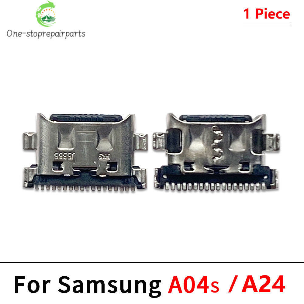 100Pcs,  Micro USB Connector Charging Port Jack Plug For Samsung A14 A04 A04s A04E A24 A34 A54 A05 A05s A13 A23 A33 A53 4G 5G Samsung phone repair parts