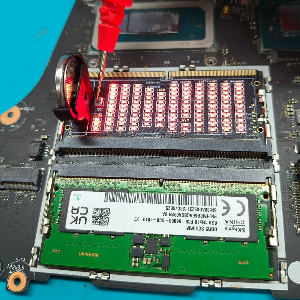 DDR5 memory with light detection card, test, memory slot detection, notebook maintenance test tool laptop repair tools
